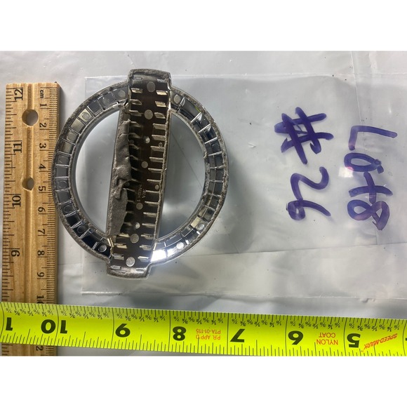 Nissan Chrome Oval Emblem - Picture 2 of 3